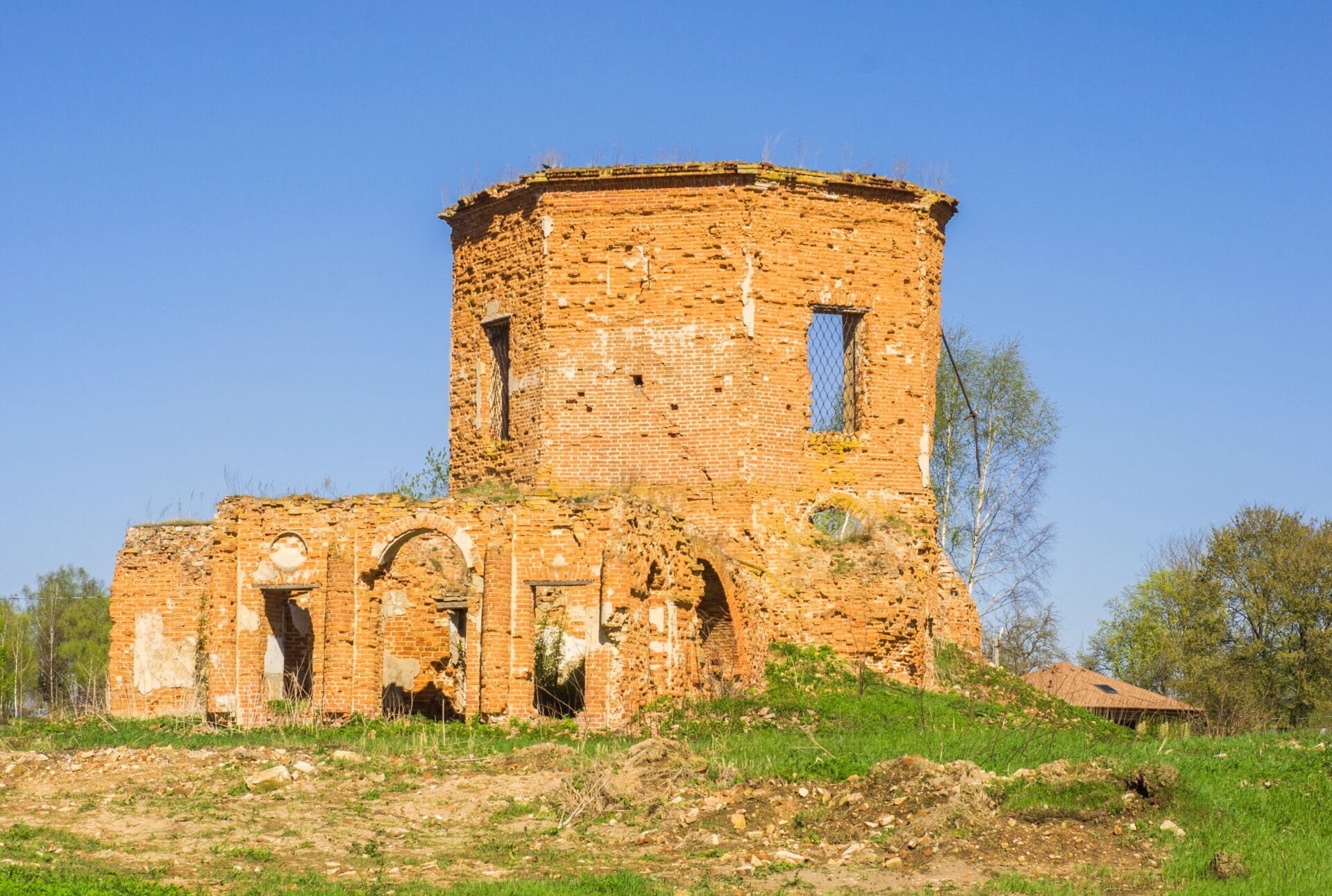 Церковь Владимирской иконы Божией Матери в Кудрино - история в руинах