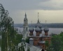 Знаменский монастырь в Костроме с церковью Воскресения на Дебре