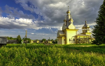 Церковь Одигитрии (Смоленская) в деревне Кимжа