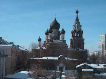Храм Всемилостивого Спаса в Нижнем Новгороде - зимняя фотография