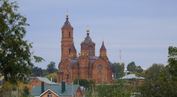 Храм в честь святых Космы и Дамиана в селе Мусорка