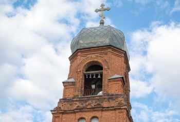 Колокольня Храма Богоявления Господня в селе Курумоч