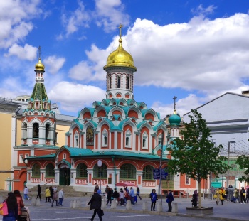 Казанский собор на Красной площади в Москве