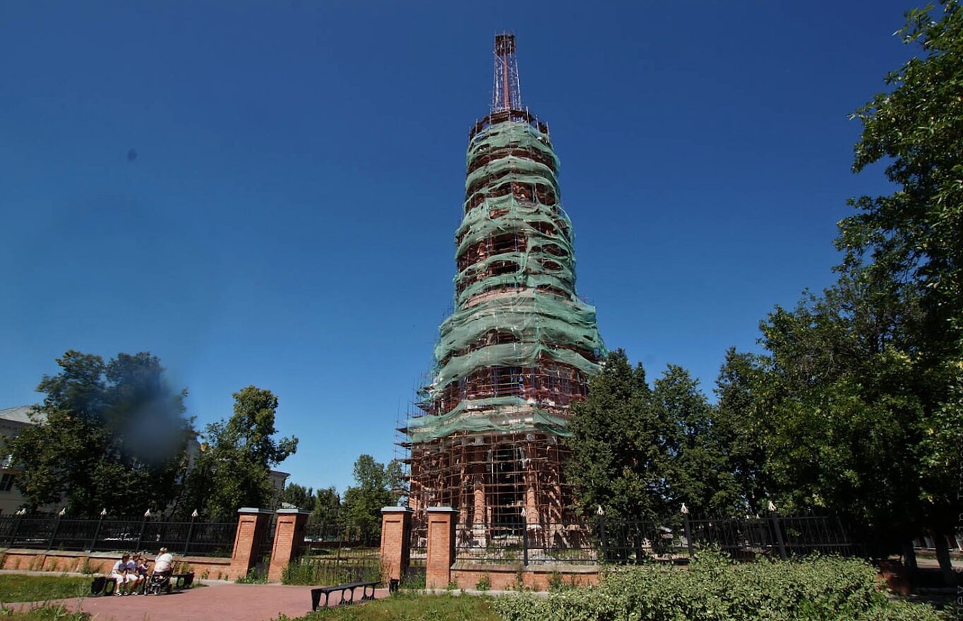 Колокольня Воскресенского собора в Шуе