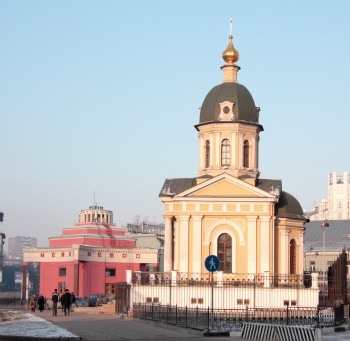 Часовня во имя святых благоверных князей Бориса и Глеба на Арбатской площади