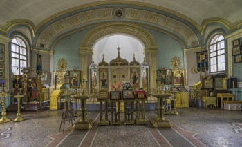 Интерьер Храма Святого Благоверного Князя Александра Невского в Пскове