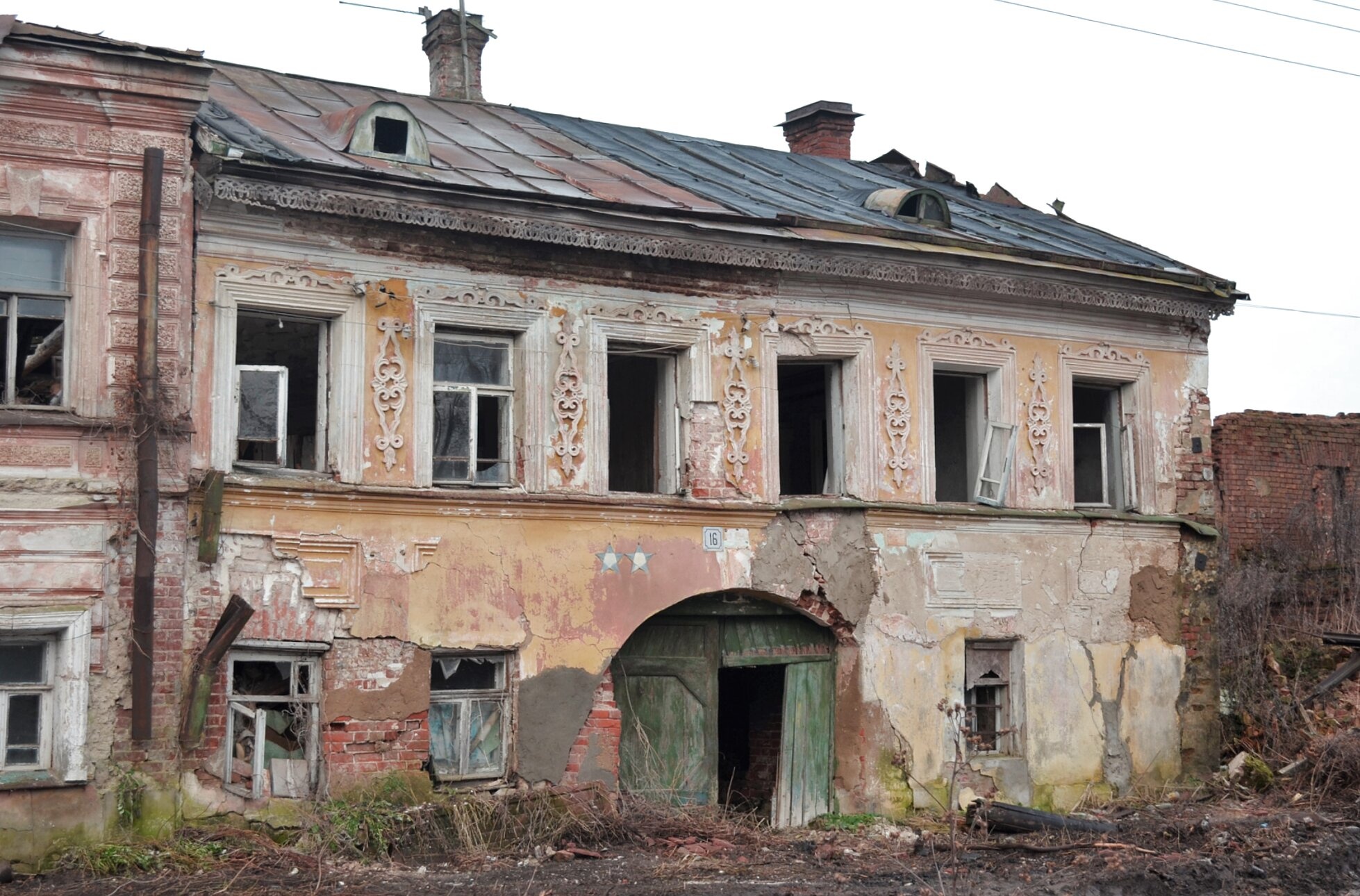 Заброшенная Церковь Смоленской иконы Божией Матери в селе Гзино