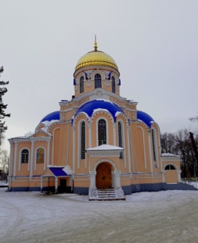 Храм Воскресения Христова в Ульяновске - зимняя фотография