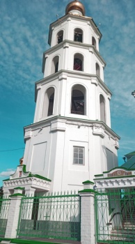 Колокольня Вознесенского собора в Йошкар-Оле