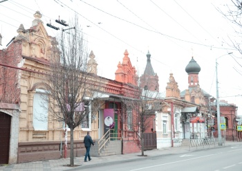 Улица Красная и Храм Пророка Илии в Краснодаре