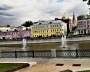 Вид на Кадашевскую набережную и храмы Замоскворечья