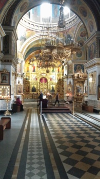 Интерьер Кафедрального собора Рождества Пресвятой Богородицы в Уфе