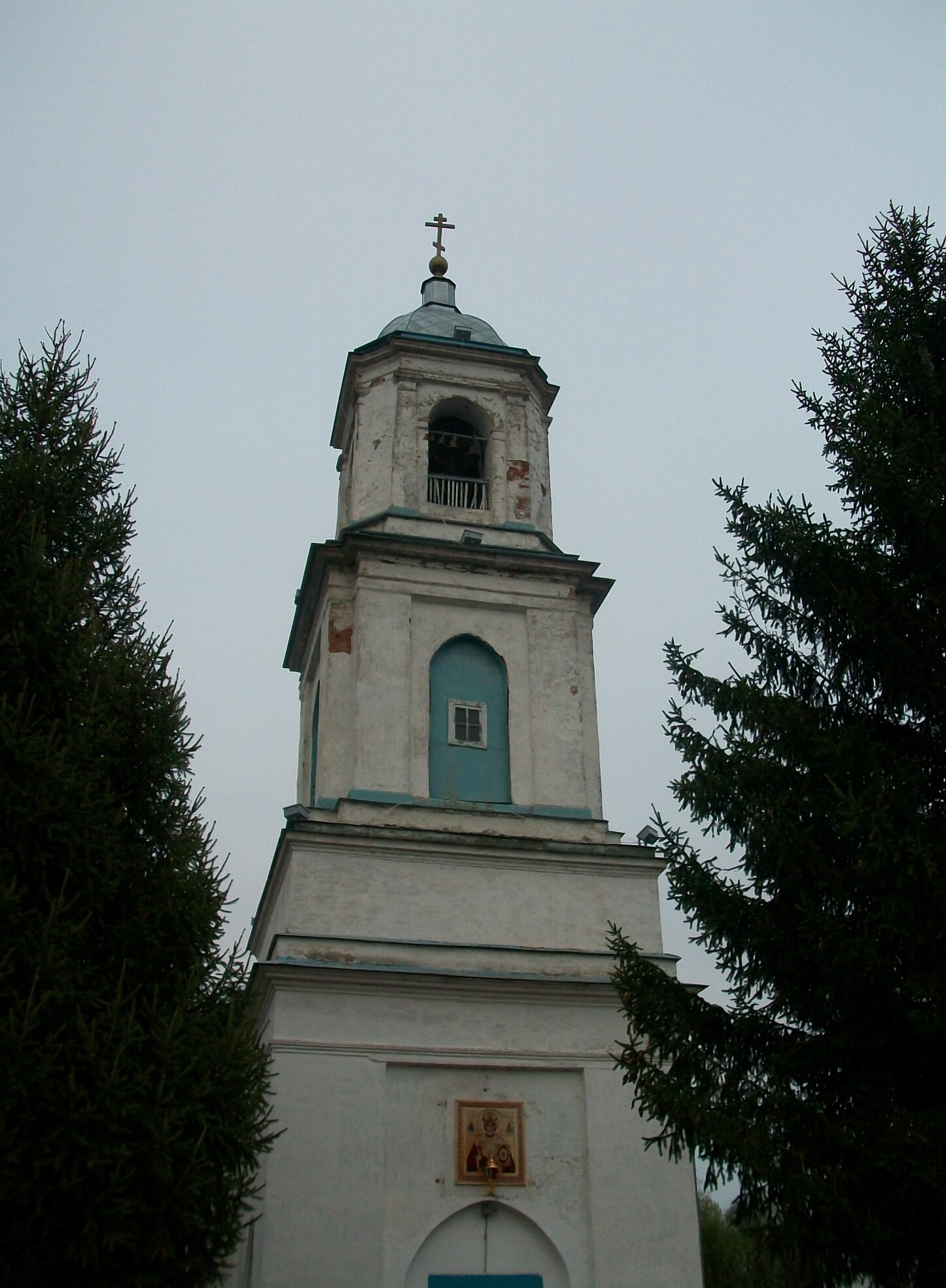 Колокольня Никольской церкви в селе Панино