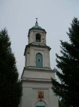 Колокольня Никольской церкви в селе Панино