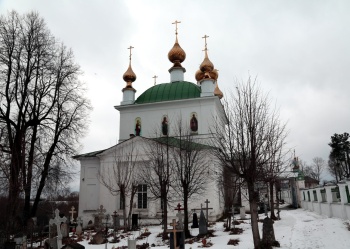 Церковь Преображения Господня в Шуе зимой