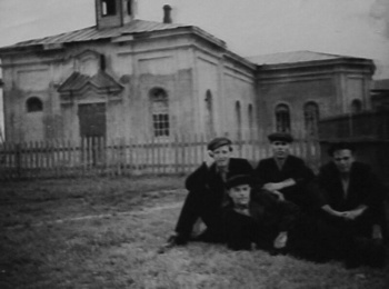 Историческая фотография Церкви Илии Пророка в хуторе Кузнецовка