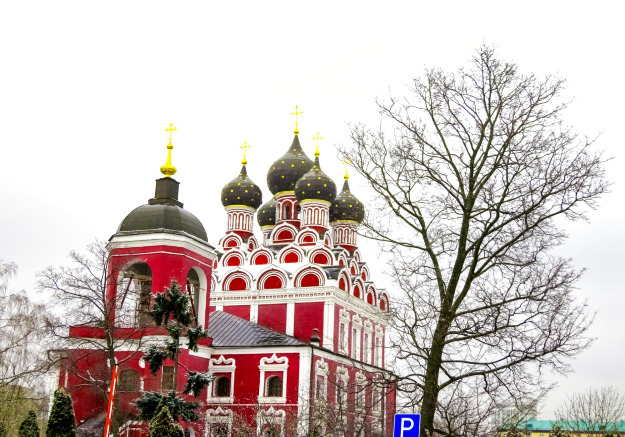 Панорама Исаакиевской площади: Исаакиевский собор и памятник Николаю I