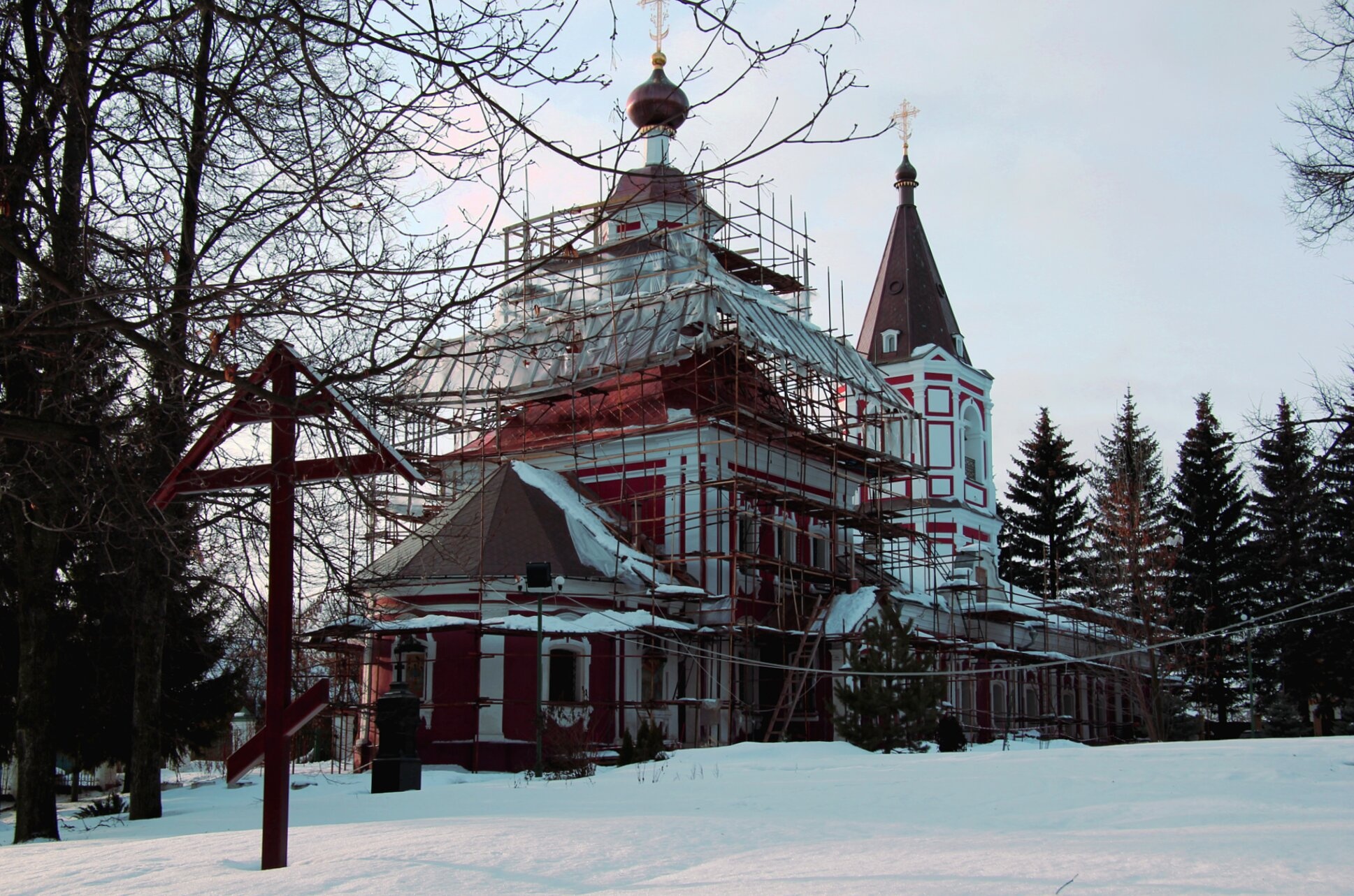 Церковь Тихвинской иконы Божией Матери в селе Титовское