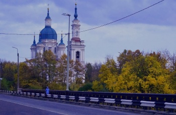 Екатерининский собор в Кингисеппе - осенняя фотография