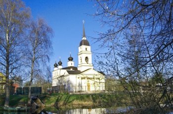 Церковь Николая Чудотворца в деревне Кобона