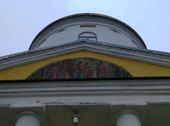 Фасад Церкви Троицы Живоначальной в селе Введенье
