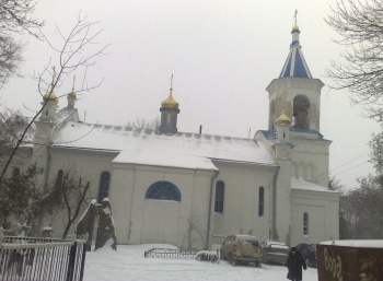 Свято-Димитриевский храм в Новочеркасске — зимняя фотография