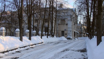 Храм пророка Илии на Воронцовом поле - зимняя фотография