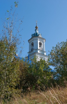 Колокольня Церкви Рождества Пресвятой Богородицы в деревне Роща