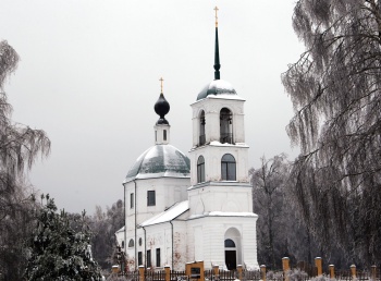 Церковь Покрова Богородицы в Княжской - зимний вид