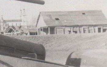 Церковь Покрова Пресвятой Богородицы в Талачине на историческом снимке 1941 года