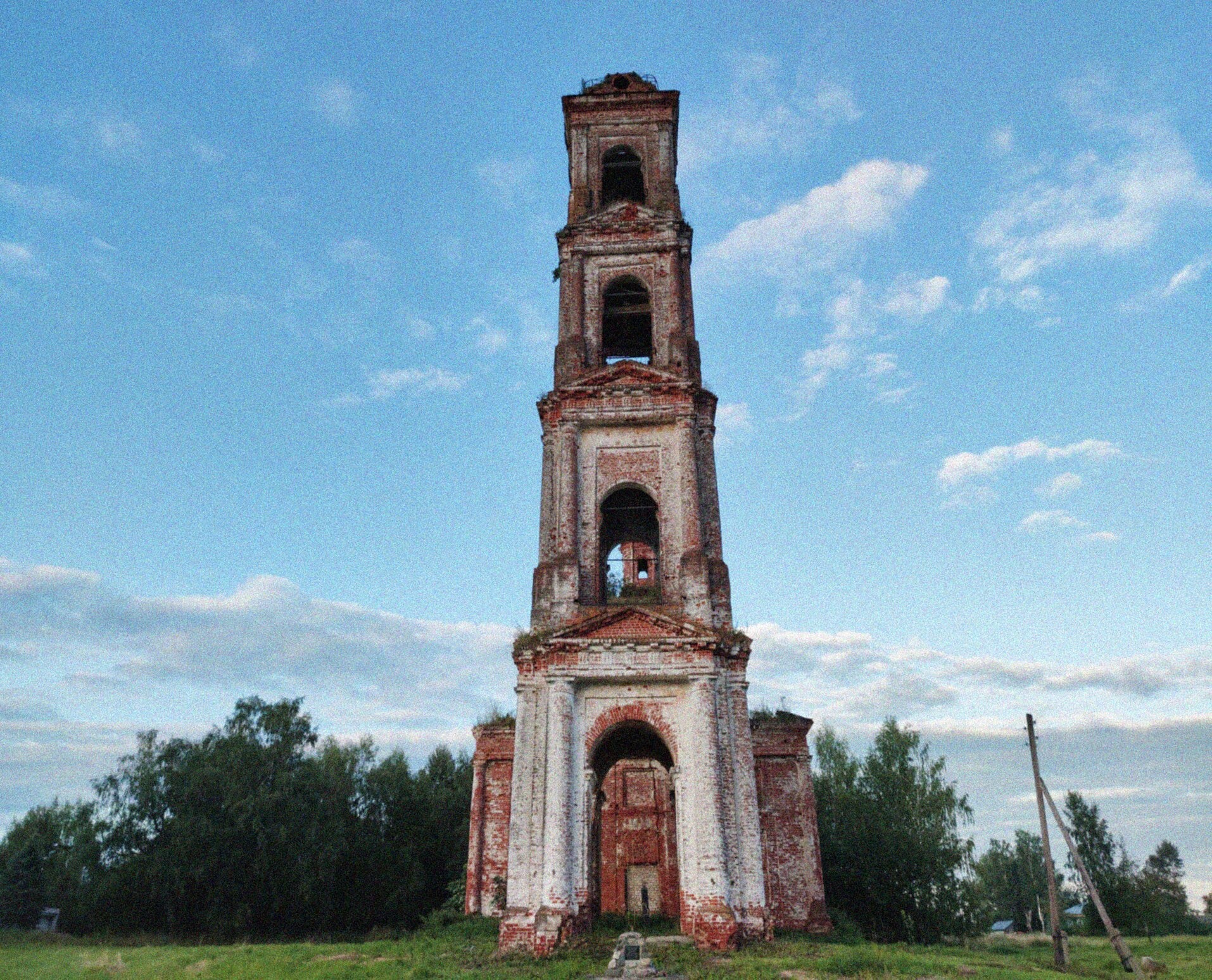 Колокольня Церкви Смоленской иконы Божией Матери в селе Армёнки