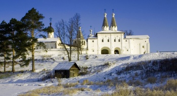 Ферапонтов Белозерский Богородице-Рождественский монастырь зимой