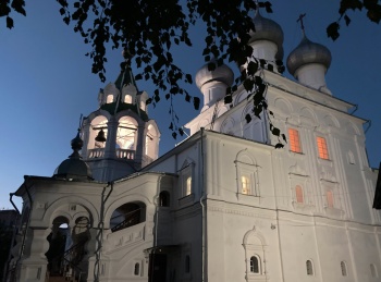 Церковь Константина и Елены в Вологде - ночная фотография