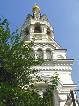 Колокольня храма Пророка Илии в Черкизове