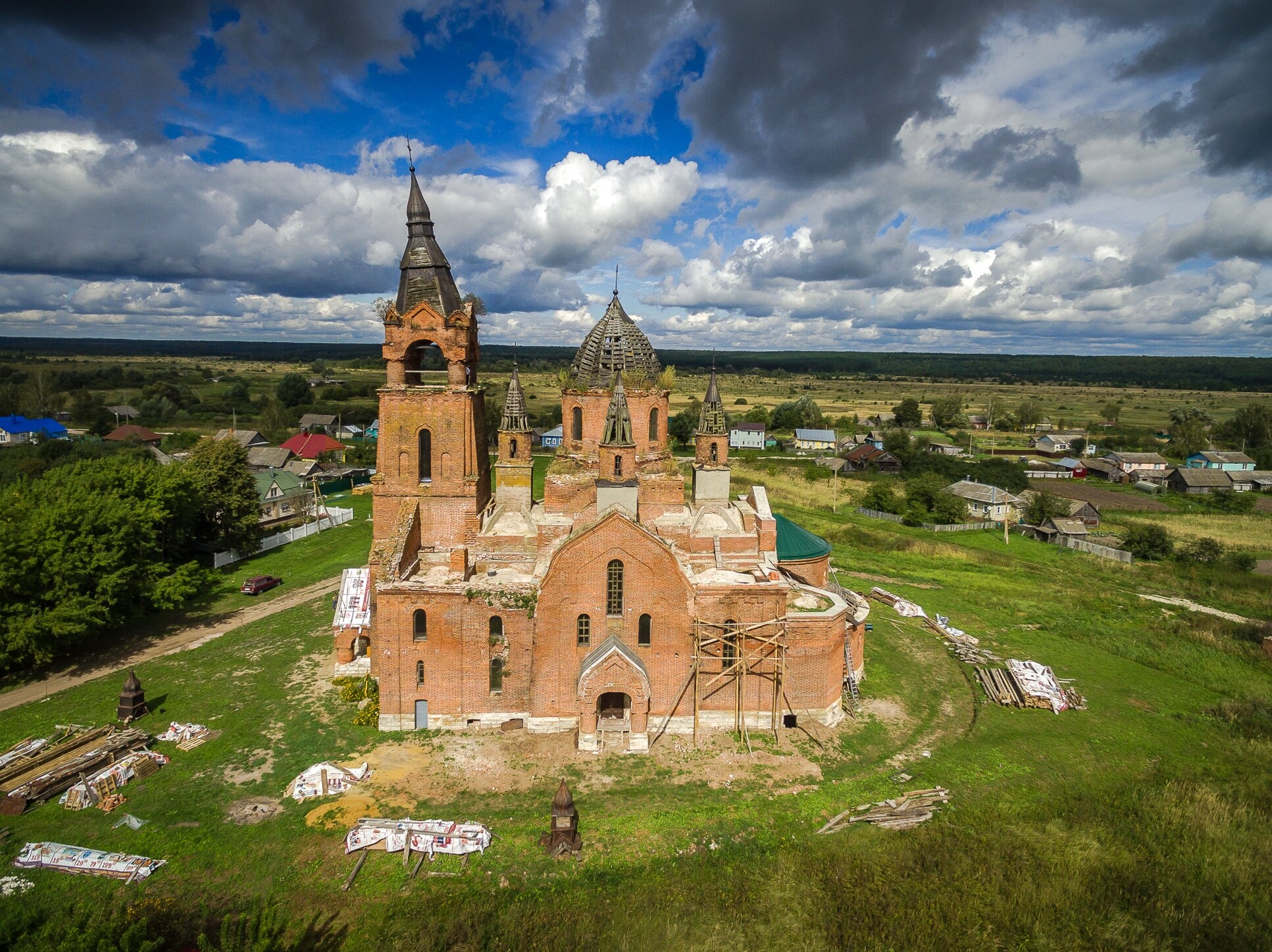 Введенская церковь в селе Пёт Пителинского района