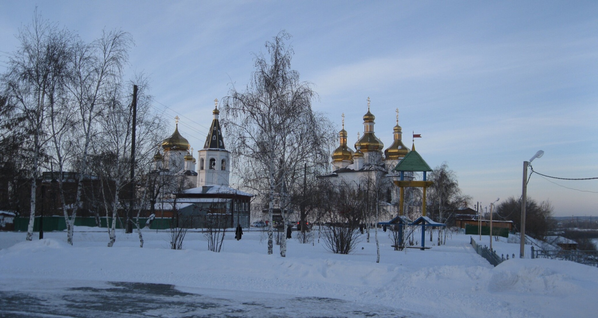 Свято-Троицкий монастырь в Тюмени — зимняя благодать