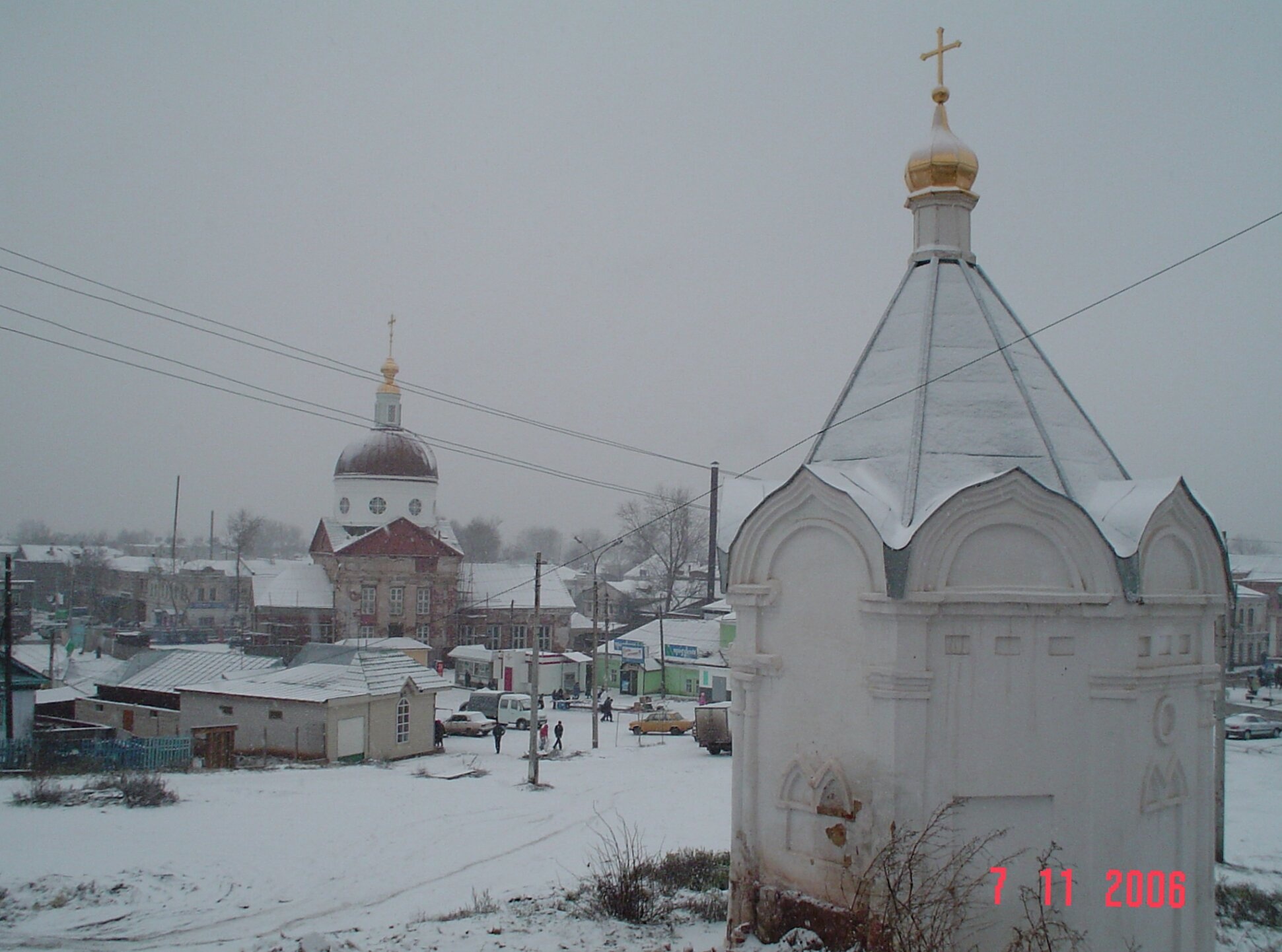 Церковь Рождества Пресвятой Богородицы в Арзамасе - зимний вид