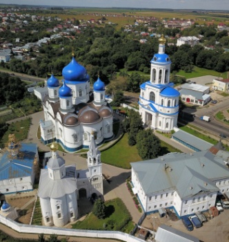 Свято-Боголюбский монастырь с высоты птичьего полёта