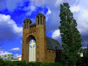 Крестовоздвиженский собор в Калининграде – историческая фотография