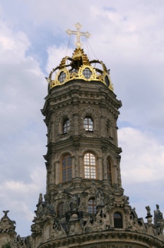 Интерьер Знаменской церкви в Дубровицах