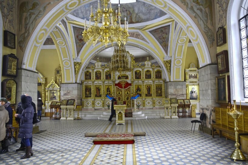 Интерьер Собора Трех Святителей в Могилеве