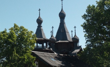 Деревянный храм святого великомученика Георгия Победоносца в Коптеве