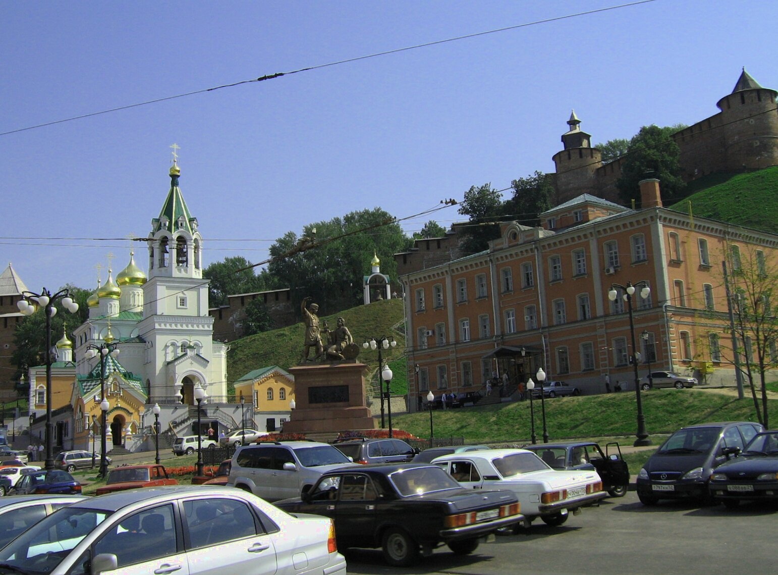 Нижегородский кремль и Церковь Рождества Иоанна Предтечи на фотографии