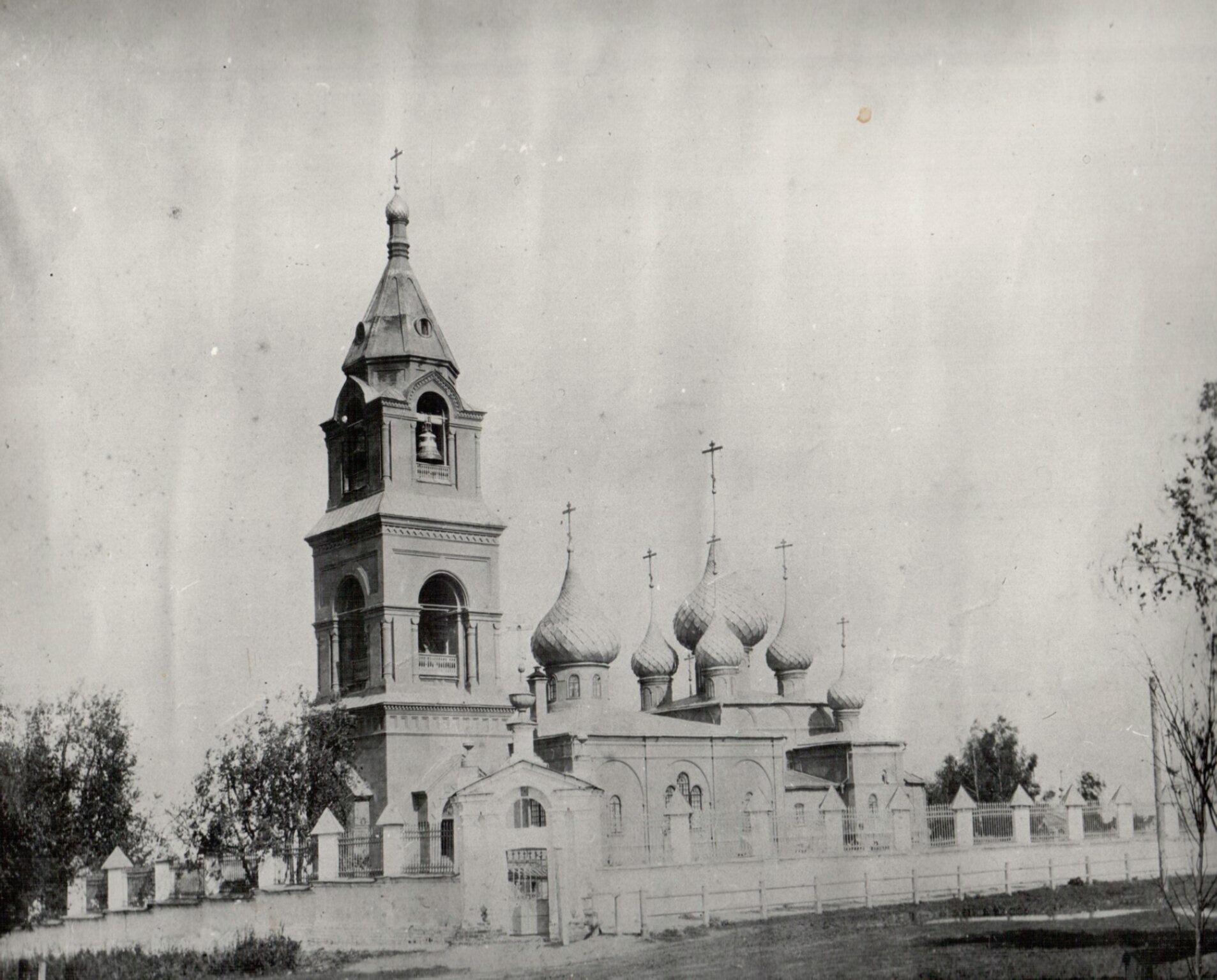 Церковь Спаса Преображения в селе Пурех - исторический вид 1903 года