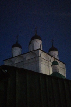 Церковь Рождества Христова в Балахне – архитектурный символ в ночном освещении