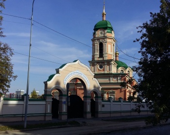 Святые врата Ильинского женского монастыря в Тюмени