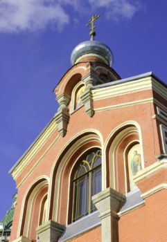 Храм святого Иоанна Златоуста в Никольском монастыре Старой Ладоги