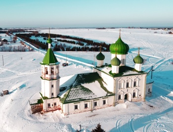 Церковь Дмитрия Солунского в деревне Ломоносово