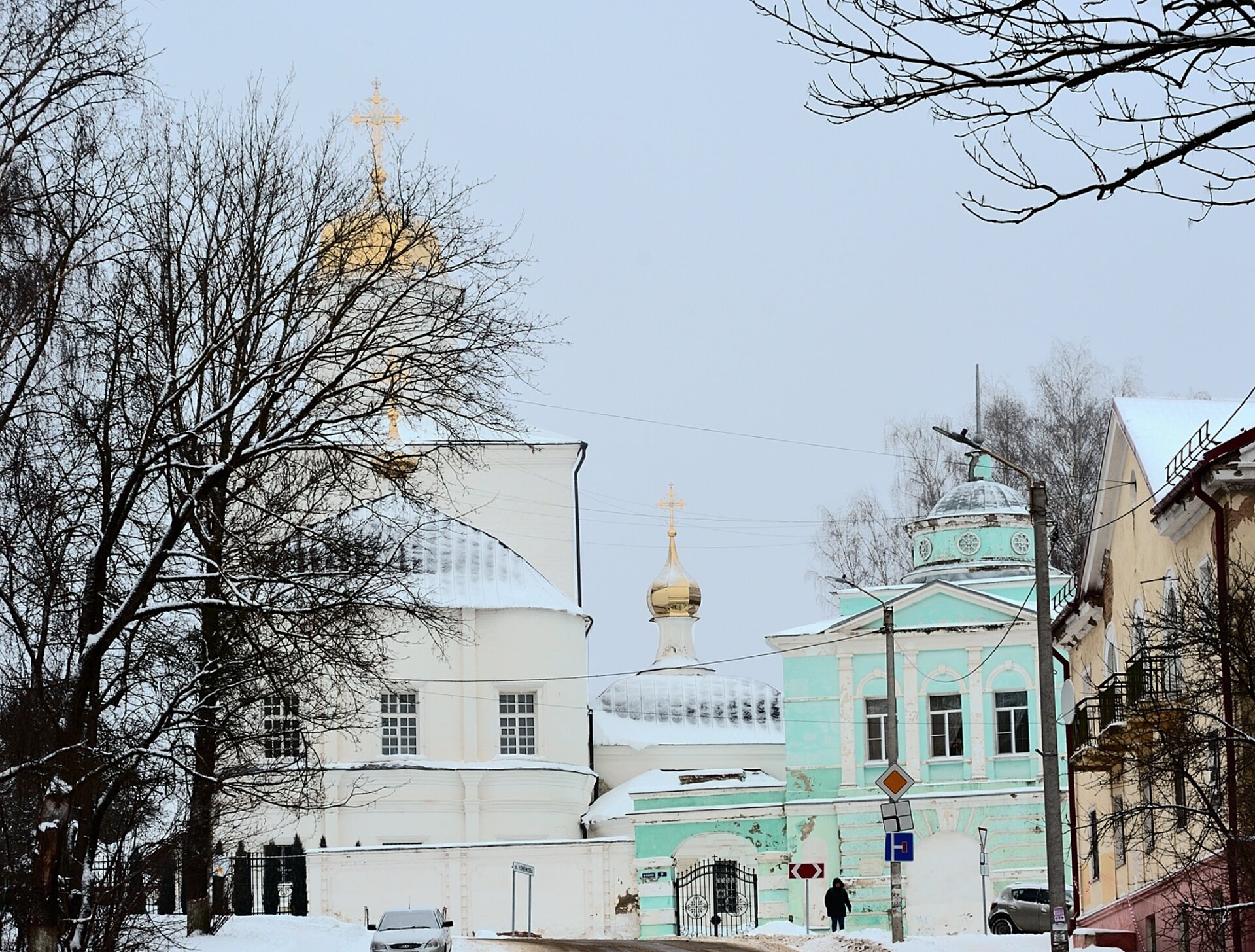 Вознесенский монастырь в Смоленске — зимняя фотография