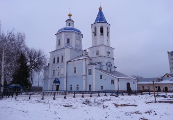 Покровская церковь в Тамбове — зимняя фотография храма